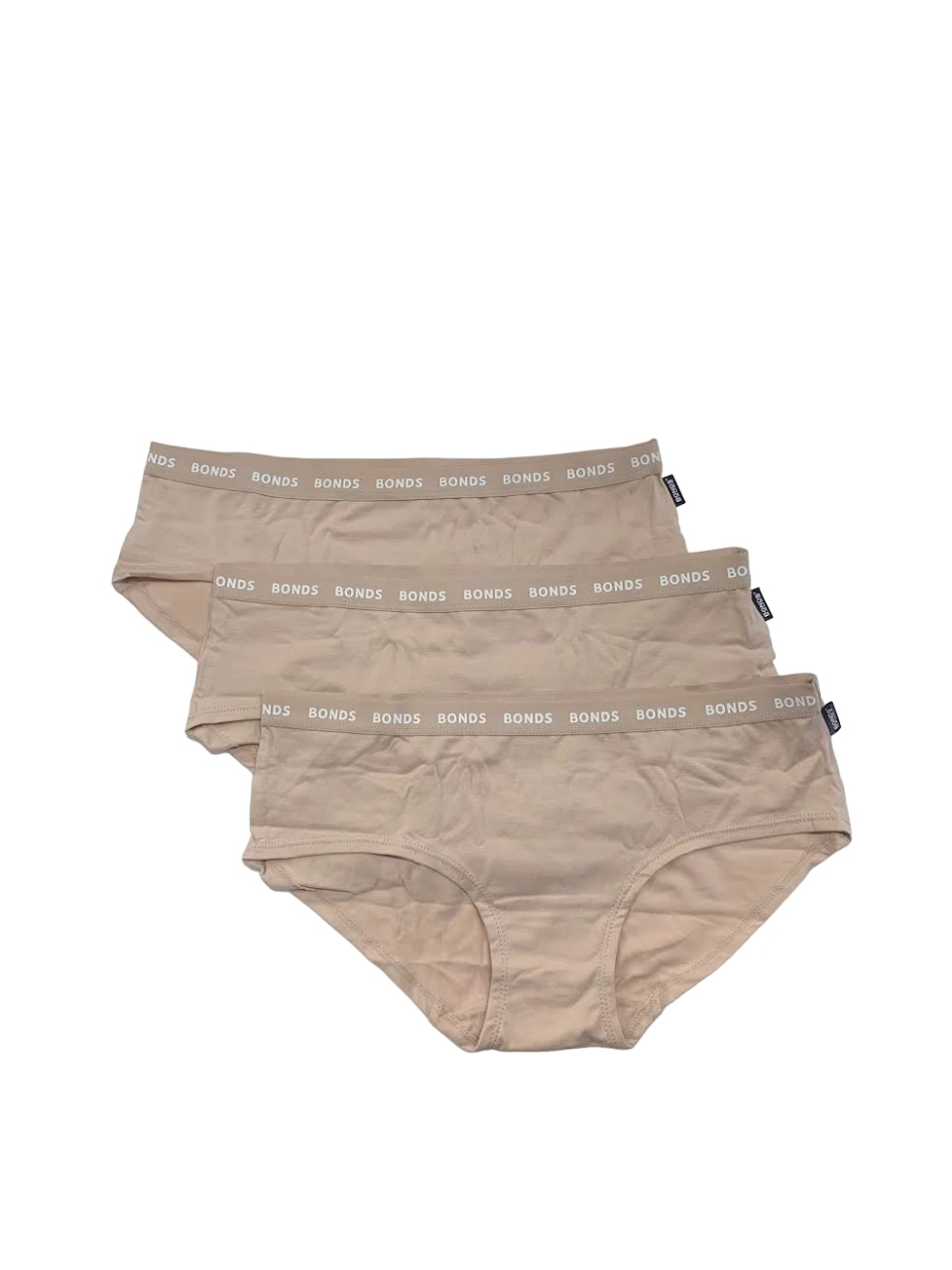 9 x Womens Bonds Everyday Boyleg Underwear Undies Natural