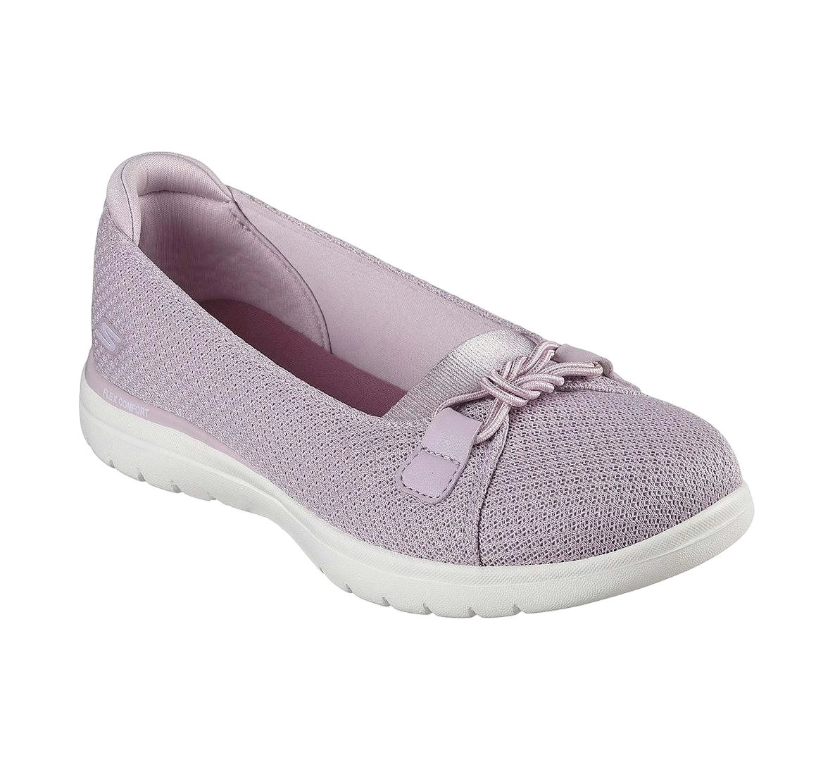 Womens Skechers On The Go Flex Peony Lavender Walking Shoes