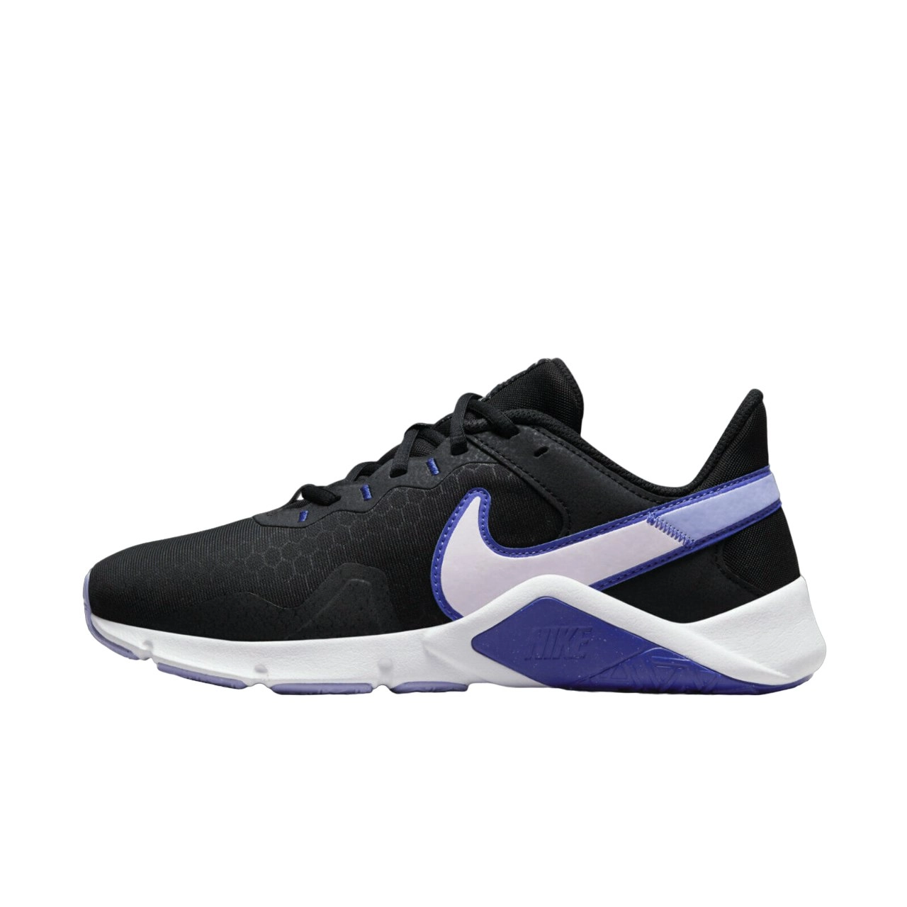 Womens Nike Legend Essential 2 Black/Lapis/Light Thistle/Doll Workout Shoes