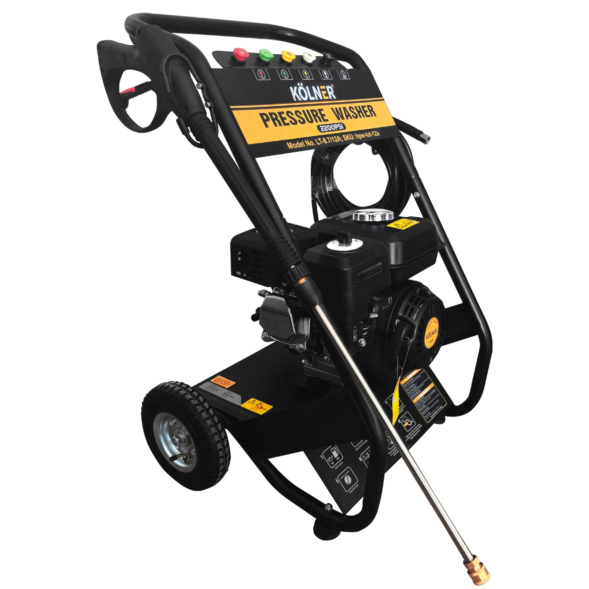 Kolner LT-12A 7HP 2200PSI Petrol Engine High Pressure Washer 7.5LPM