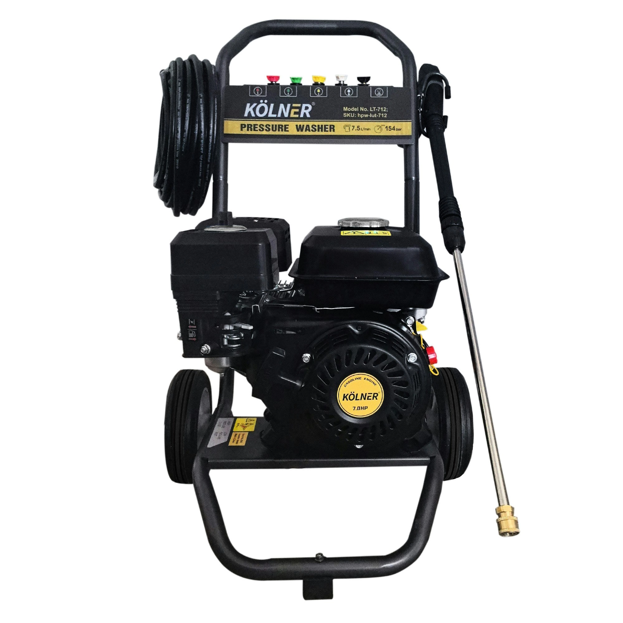 Kolner LT-712 7HP 2200PSI Petrol Engine High Pressure Washer 7.5LPM