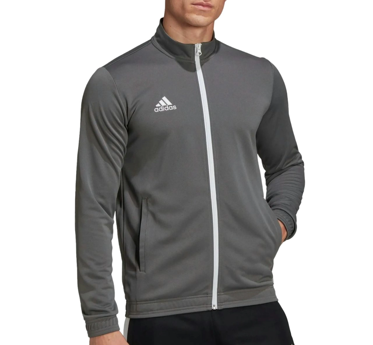 5 x Adidas Mens Entrada 22 Track Top Grey/White Football Jacket