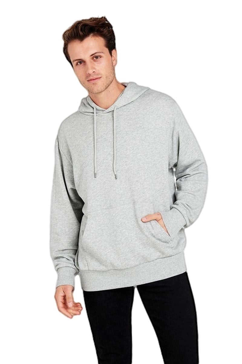 Bonds Mens Originals Pullover Hoodie Warm Jumper Jacket Grey Marle