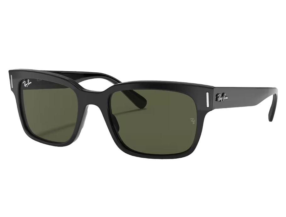 Unisex Ray Ban Sunglasses Rb2190 Jeffery Polished Black/ Green Sunnies - Xl