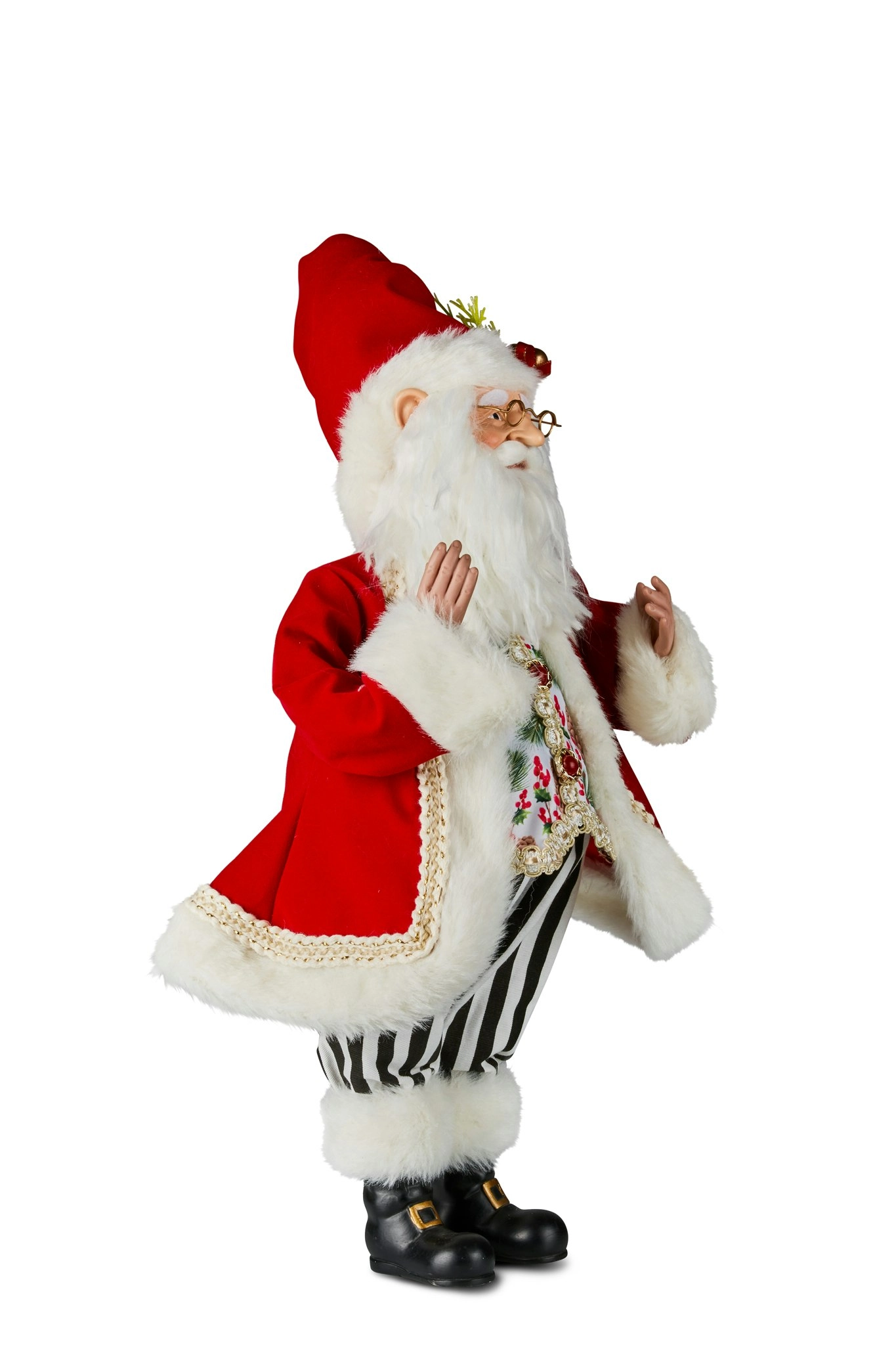 Holly Santa Claus 42cm Figurine Christmas Decor