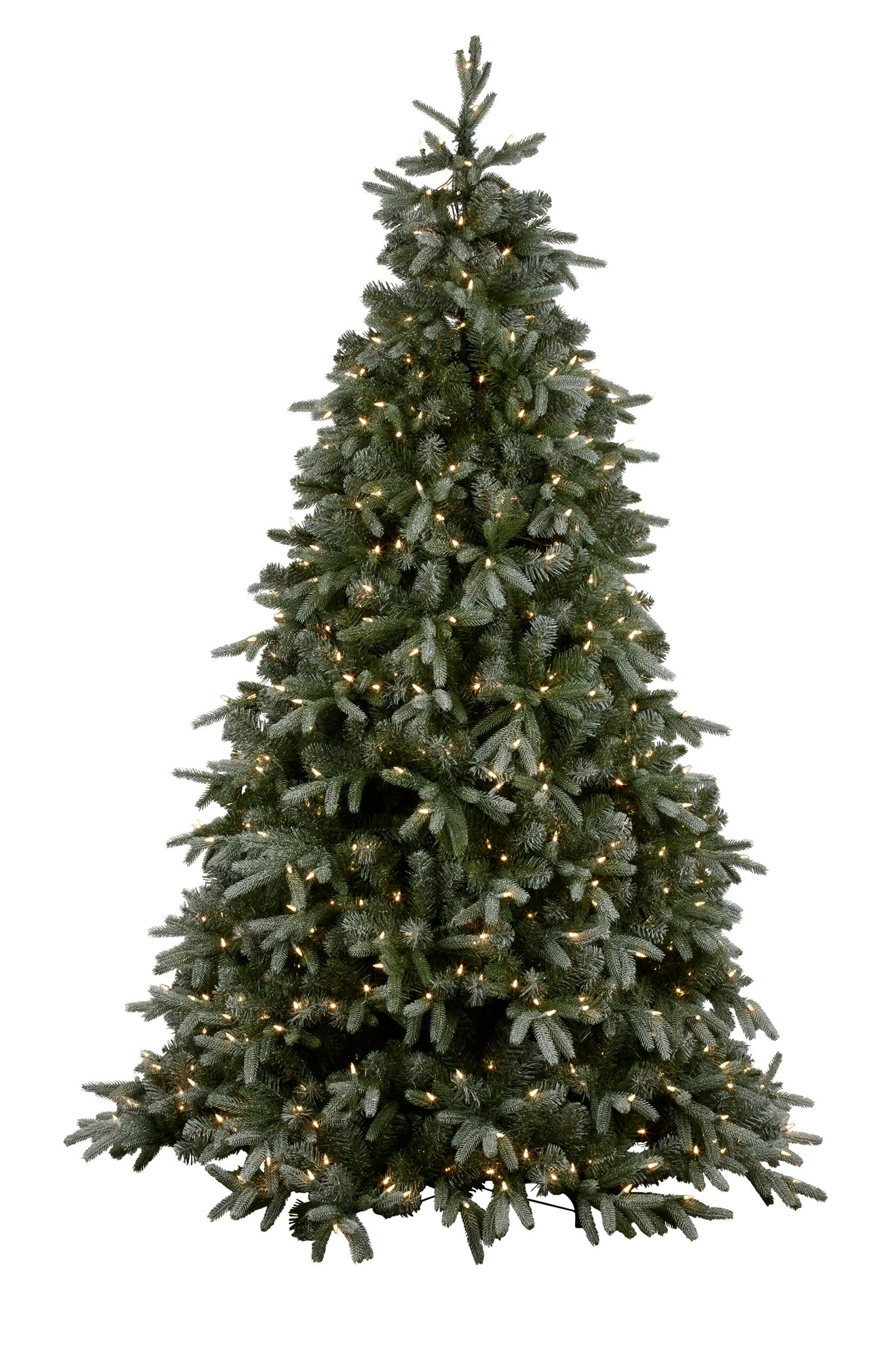 229cm Silver Fir Christmas Tree with Lights