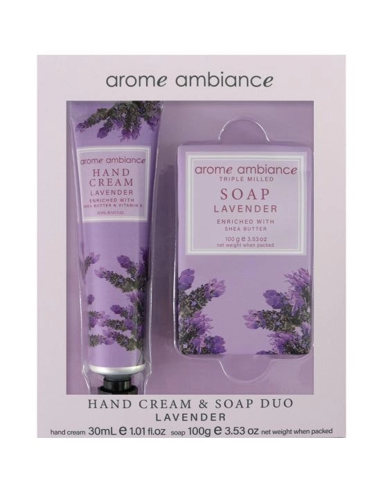 Arome Ambiance Nature Hand Cream & Soap Lavender Duo