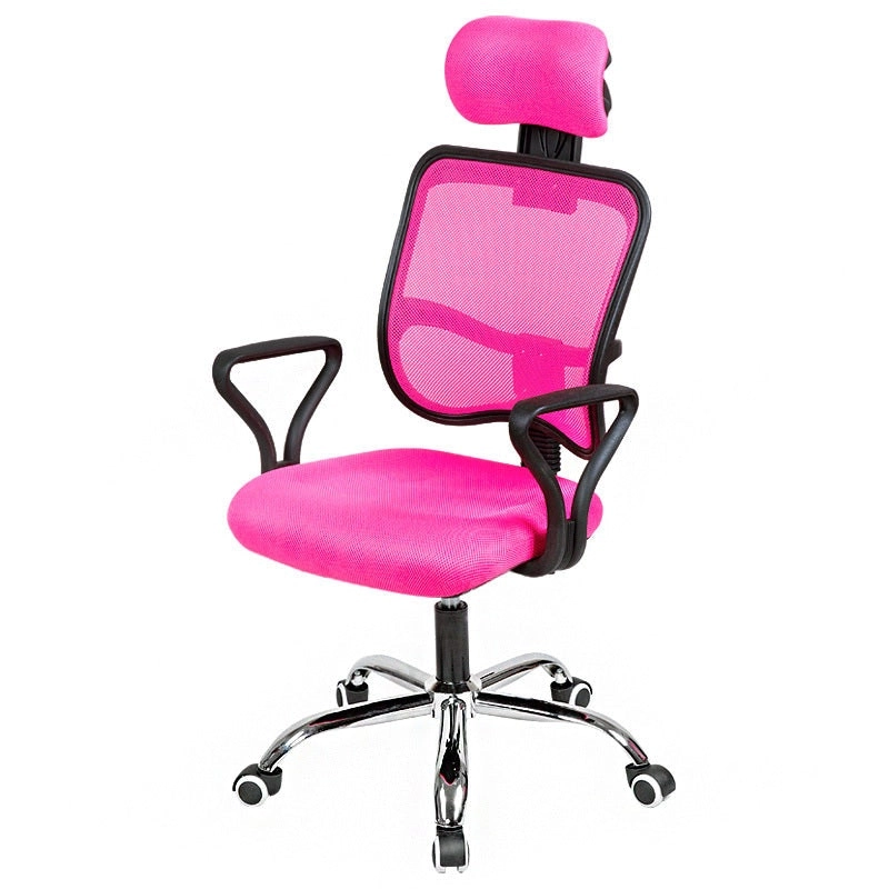 Advanced High Back Deluxe Ergonomic Office Chair (Pink)