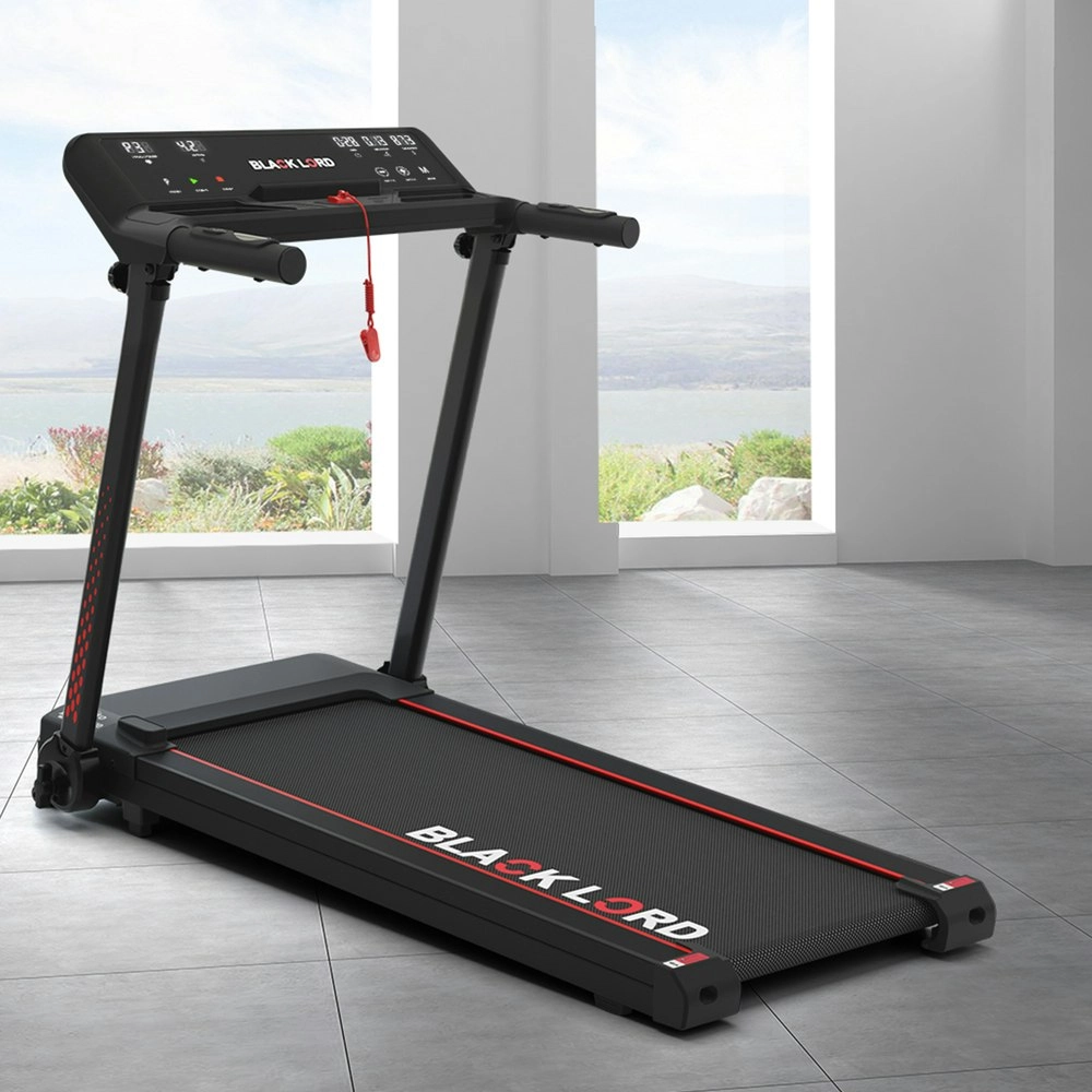 Black Lord Treadmill Electric Exercise Foldable Running Machine Home Gym Fitness