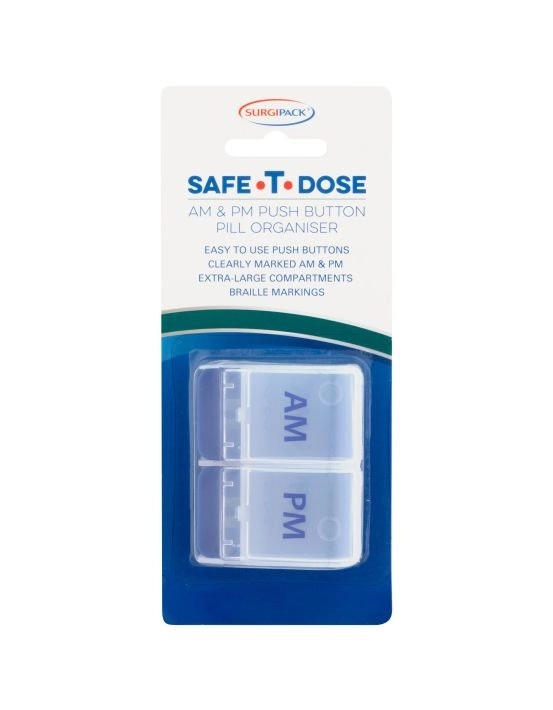 SurgiPack Safe-T-Dose AM/PM Pill Organiser