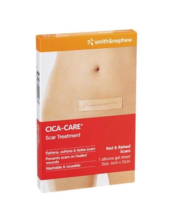 Cica-Care Scar Treatment Gel Sheet 12cm x 6cm 1 Pack