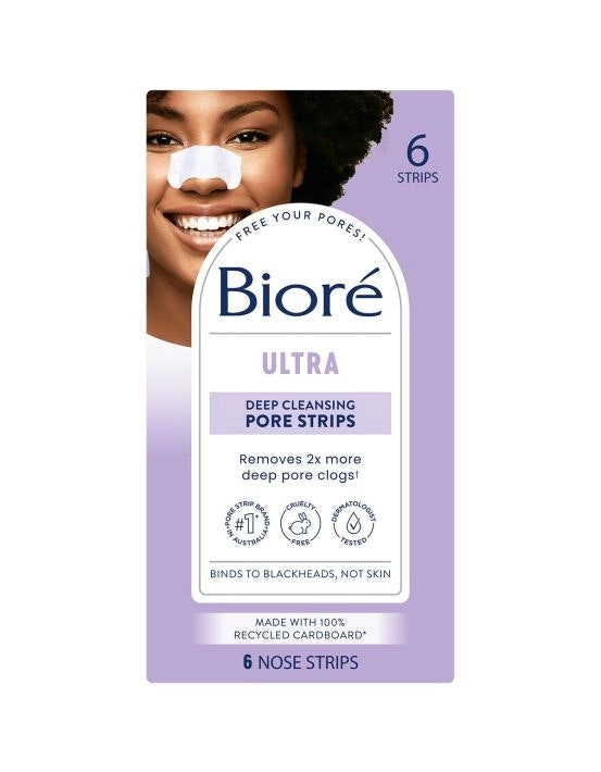 Biore Ultra Deep Cleansing Pore Strips 6 Pk