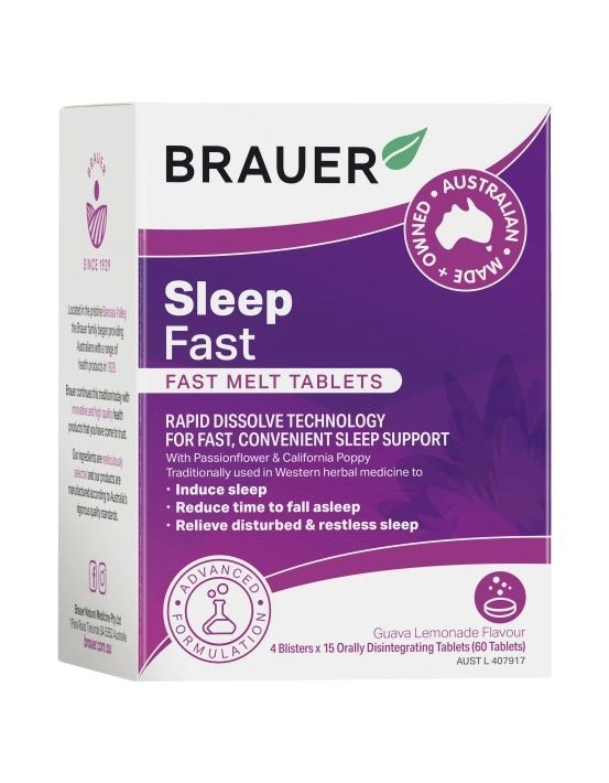 Brauer Sleep Fast Melt Tablets 60