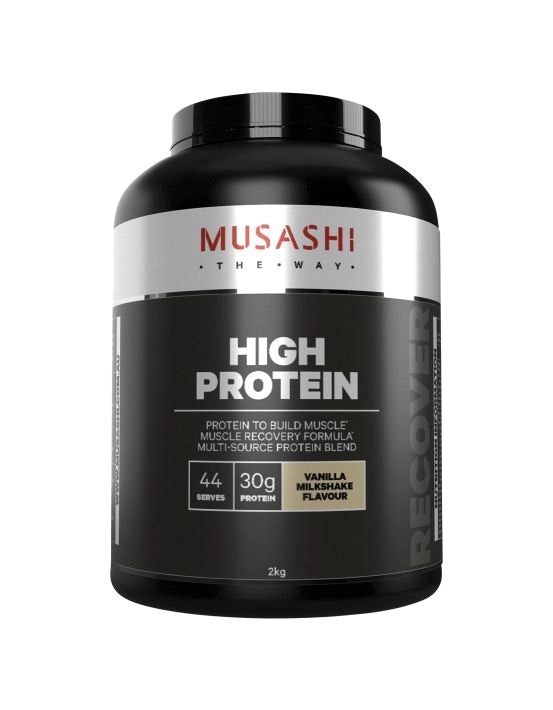 Musashi High Protein Powder Vanilla Milkshake 2kg