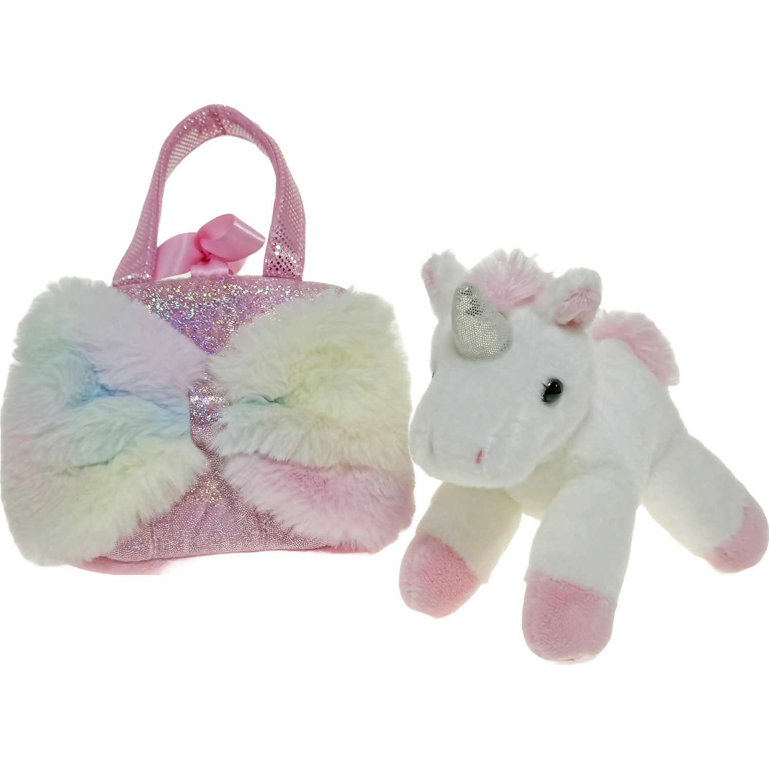 Fancy Pals - Pink Bag With Big Bow & Unicorn