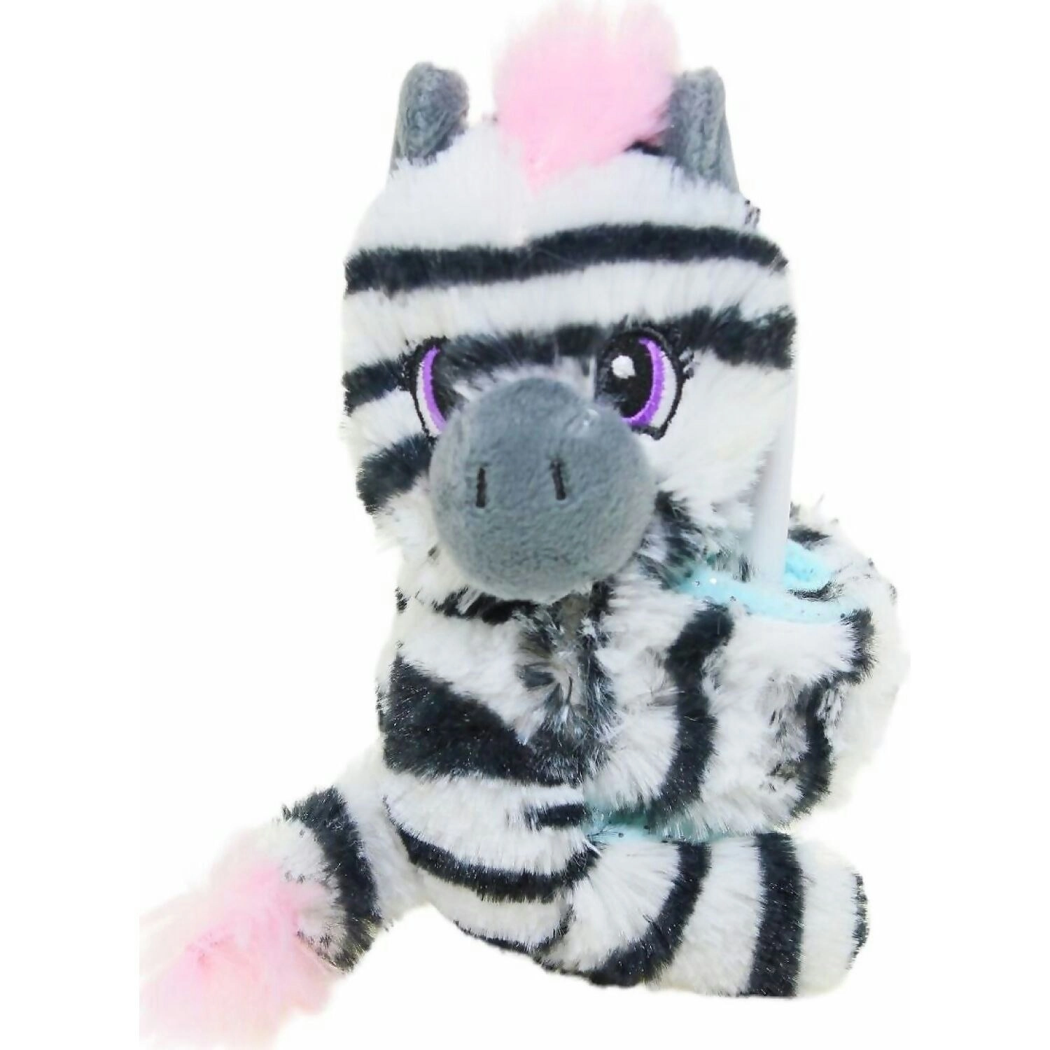 Cotton Candy - Furry Snap Pals Zonkey Zebra 11cm