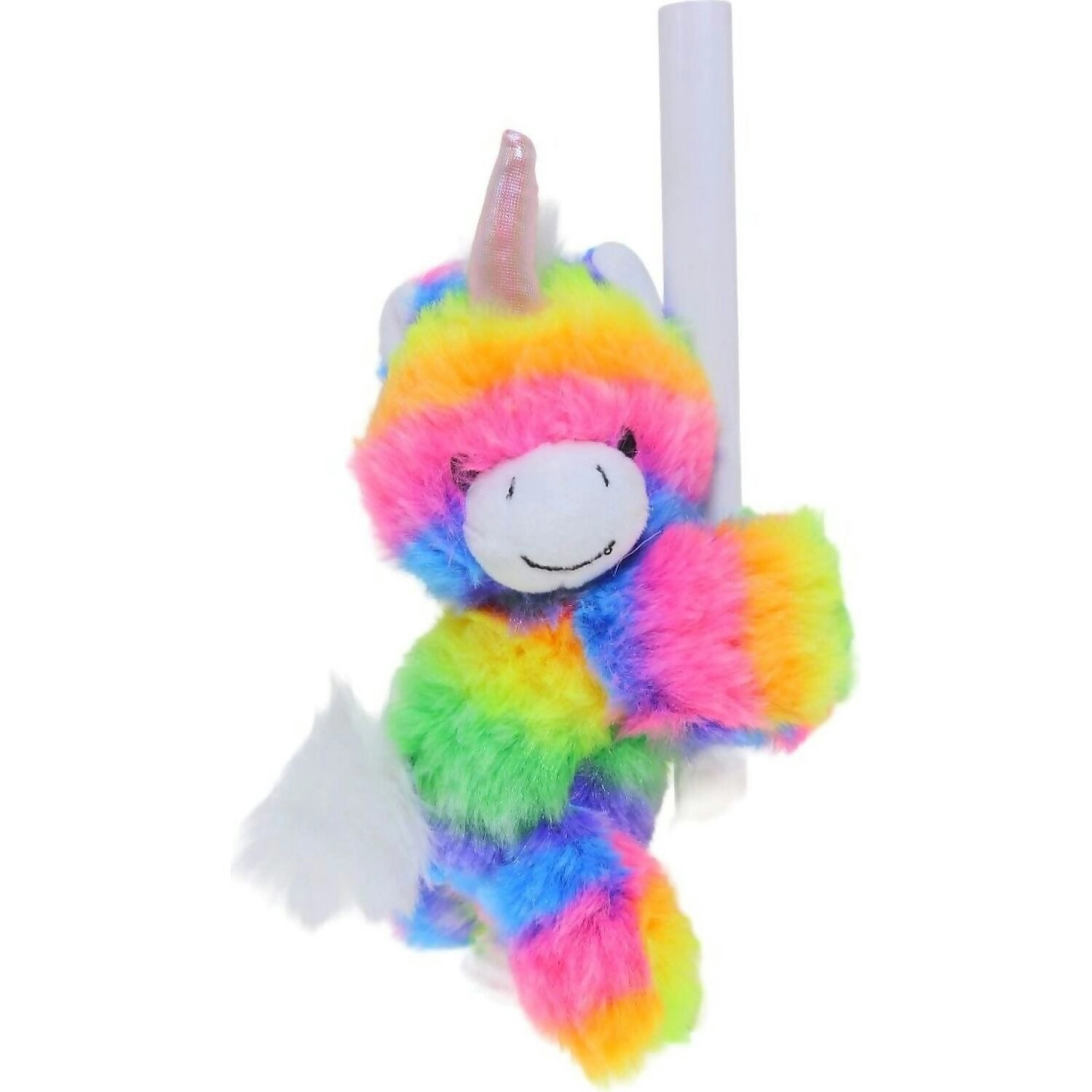 Cotton Candy - Furry Snap Pals Rainbow Unicorn 11cm