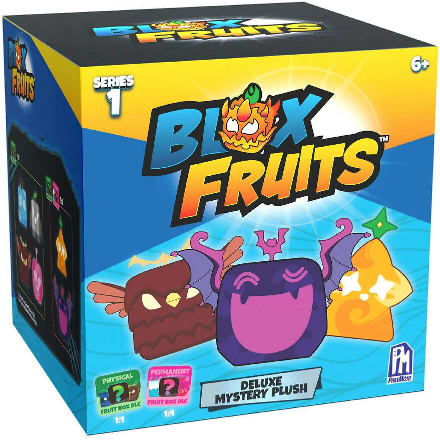 Blox Fruits - 8-inch Collectible Plush Asst With Dlc Code Blind Box Series 1