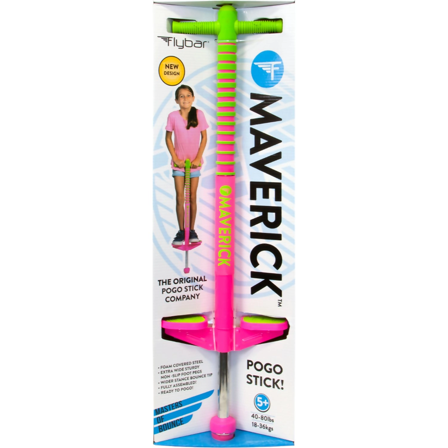 FLYBAR - Maverick Pogo Stick - Pink/green