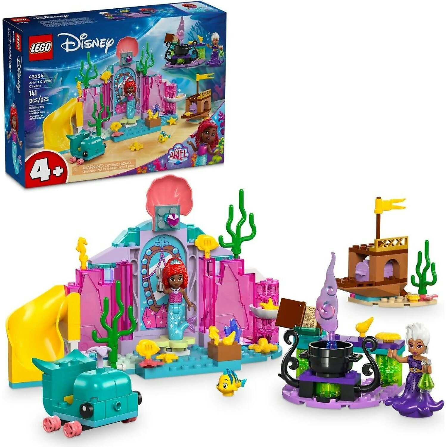 LEGO 43254 Ariel's Crystal Cavern - Disney 4+