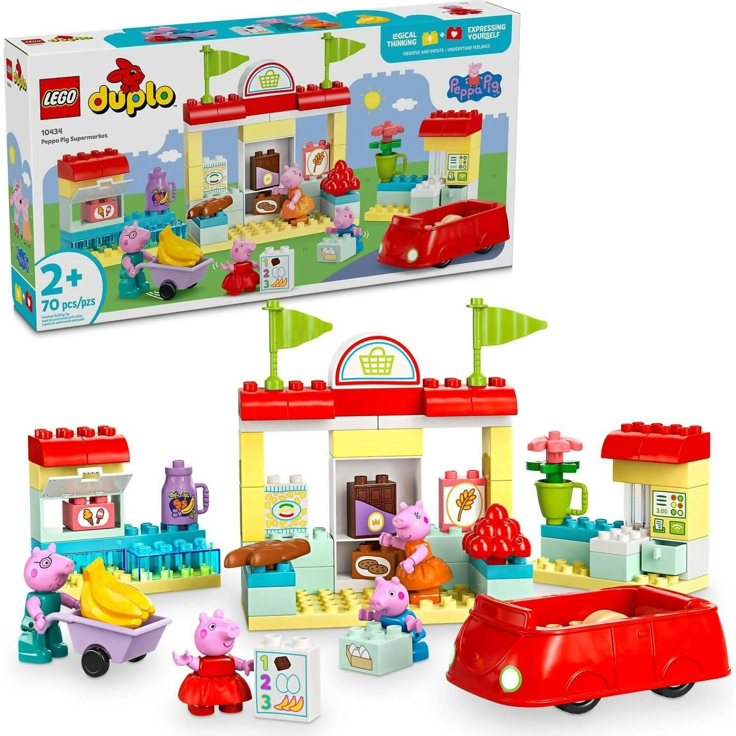 LEGO 10434 Peppa Pig Supermarket - Duplo