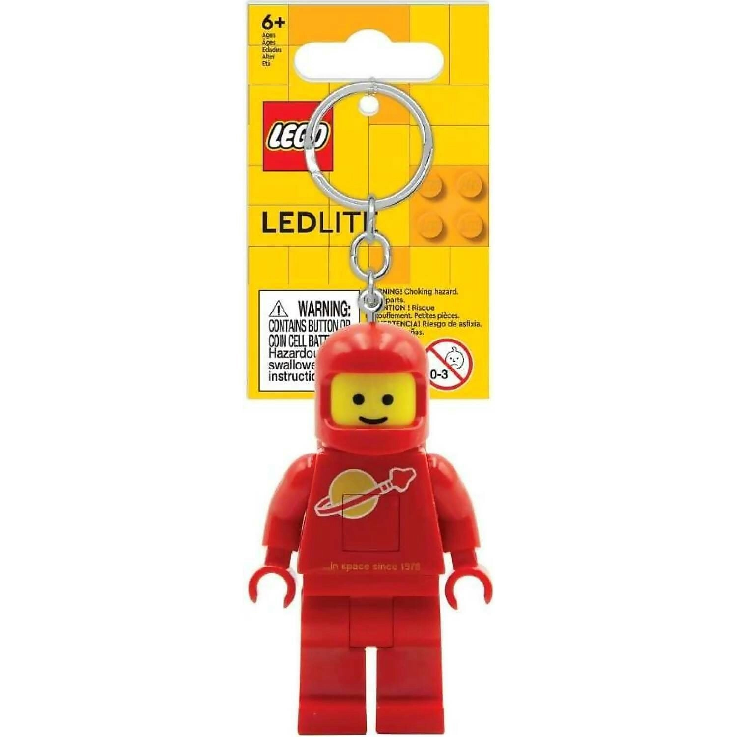 LEGO Red Spaceman Minifigure LED Key Light