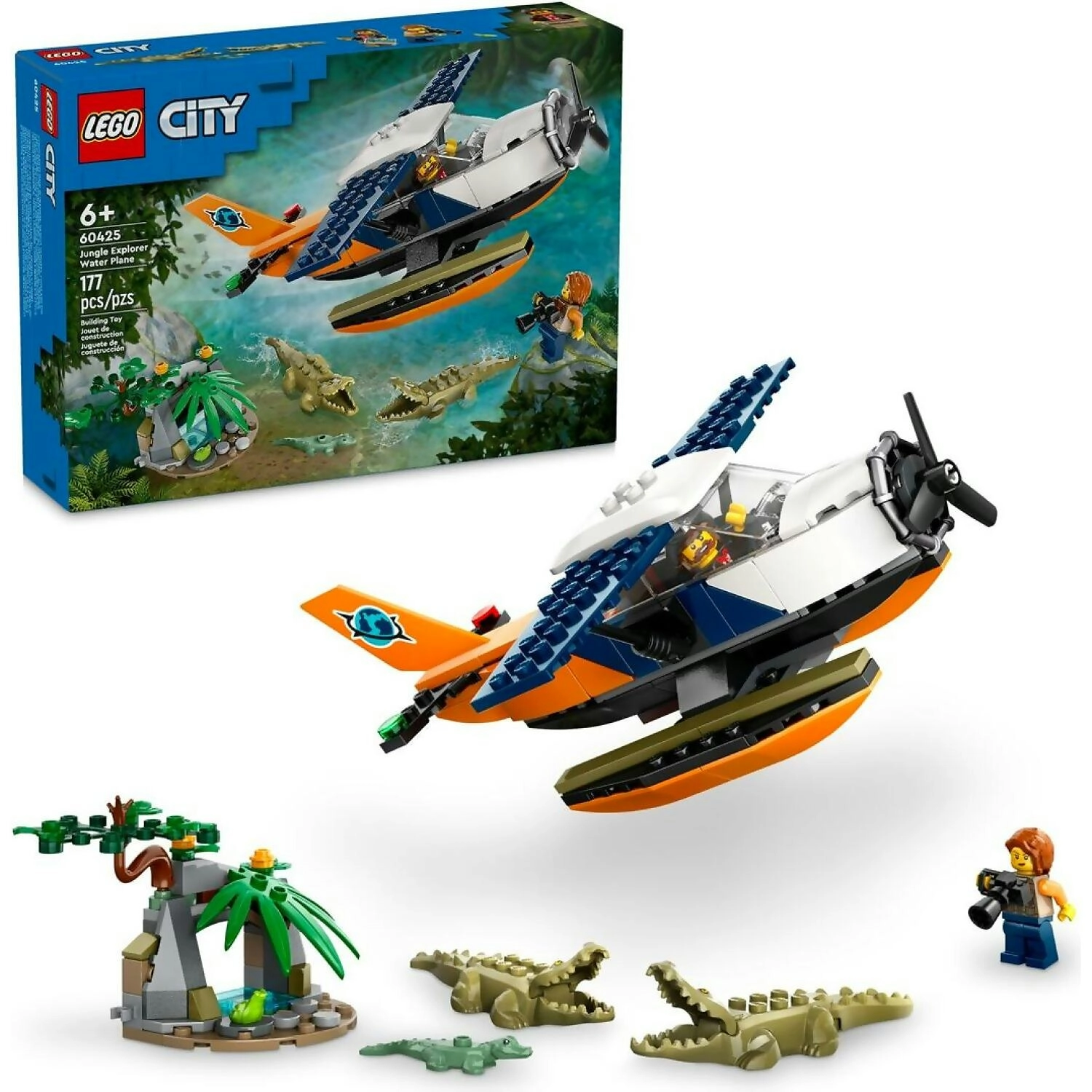 LEGO 60425 Jungle Explorer Water Plane - City