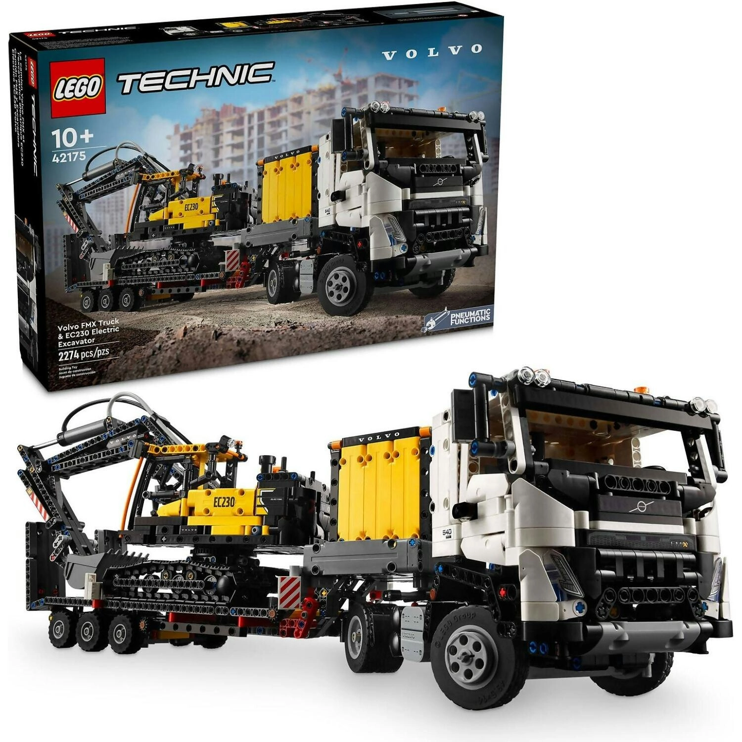 LEGO 42175 Volvo FMX Truck & EC230 Electric Excavator - Technic