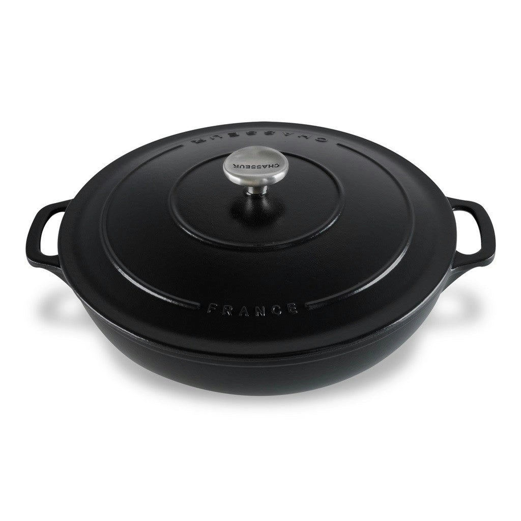 Chasseur Round Casserole 30cm/2.5l - Black