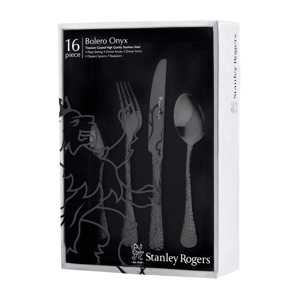 Stanley Rogers Bolero 16pc Cutlery Set Onyx