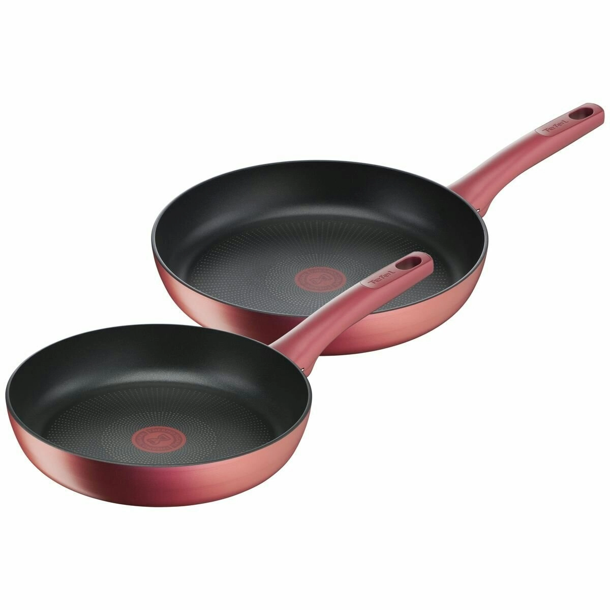 Tefal Perfect Cook 2 Piece Induction Non-Stick Frypan Set