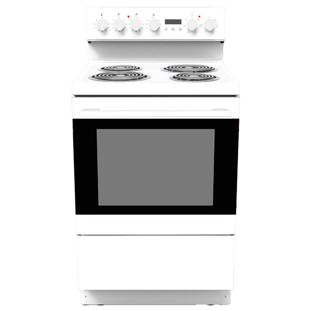 Eurotech 60cm Rear Control Freestanding Coil Cooker