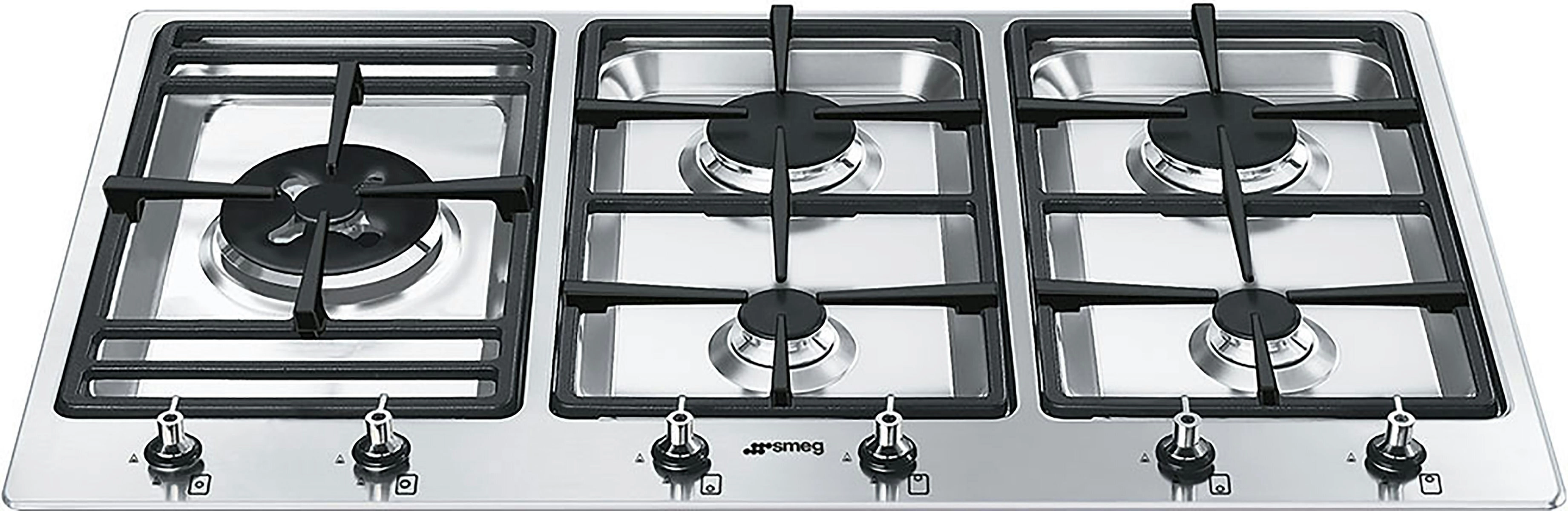 SMEG 90cm Classic Aesthetic Natural Gas Cooktop