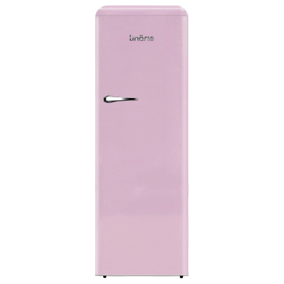 Linarie 328L Single Door Retro Larder Fridge Pink