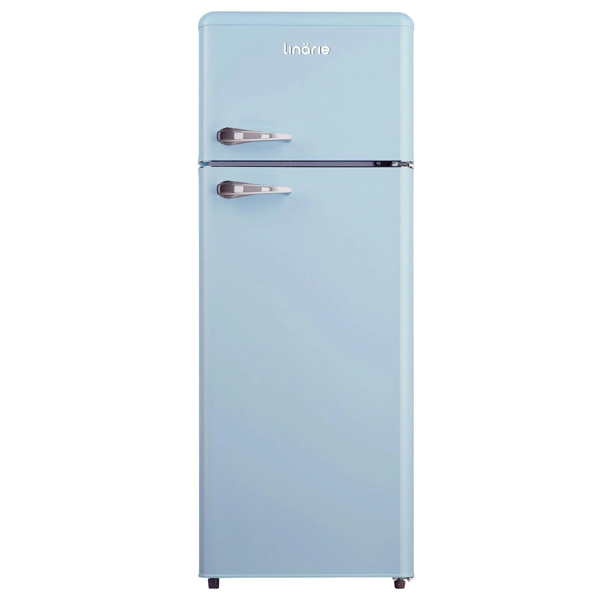 Linarie Valloire 209L Blue Retro Top Mount Fridge - Manual Defrost