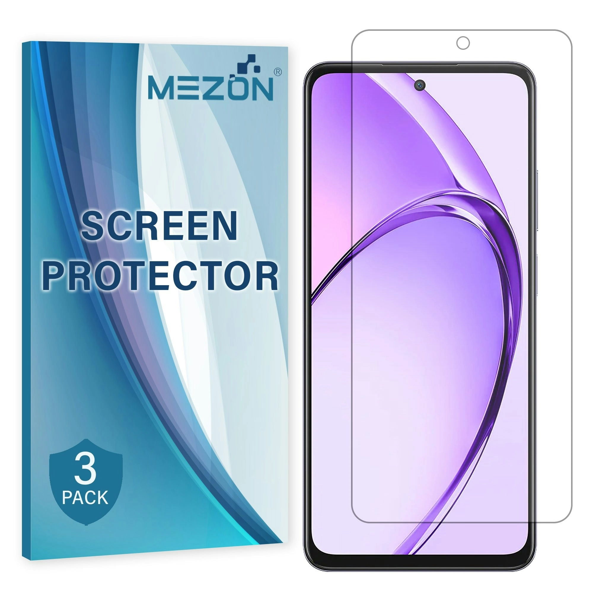 [3 Pack] MEZON OPPO A80 5G Premium Hydrogel Clear Edge-to-Edge Full Coverage Screen Protector Film