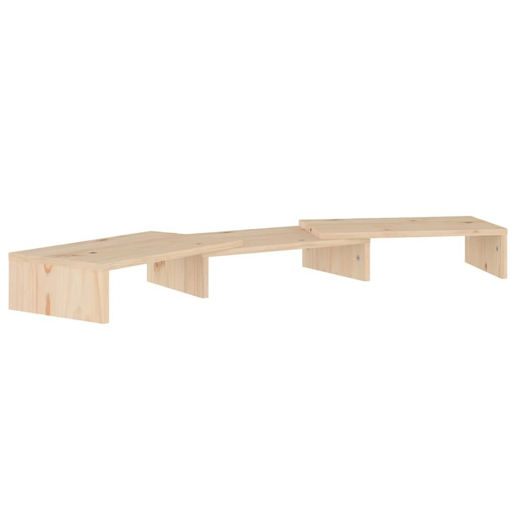 Monitor Stand 80x24x10.5 cm Solid Wood Pine 813939