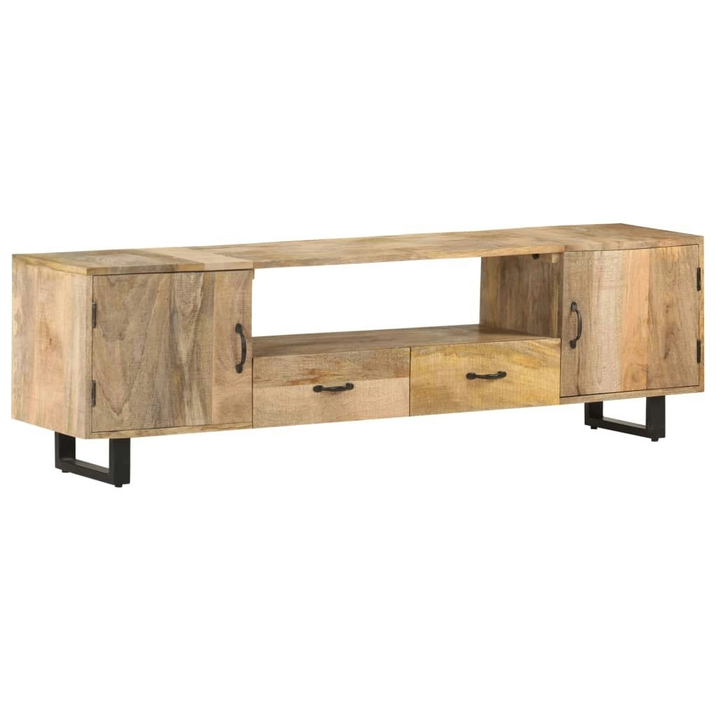 TV Cabinet 160x30x45 cm Solid Mango Wood 320255