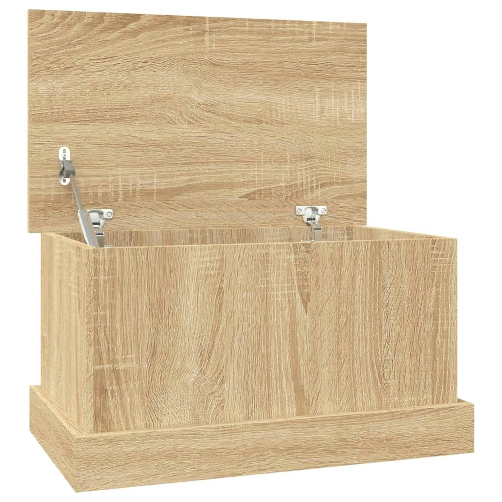 Storage Box Sonoma Oak 50x30x28 cm Engineered Wood 816499