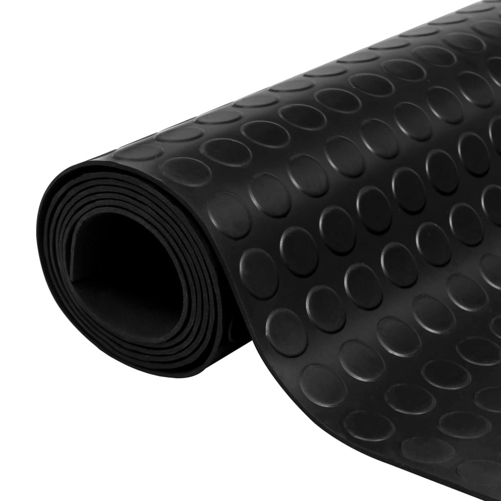 Rubber Floor Mat Anti-Slip with Dots 2 x 1 m 141174