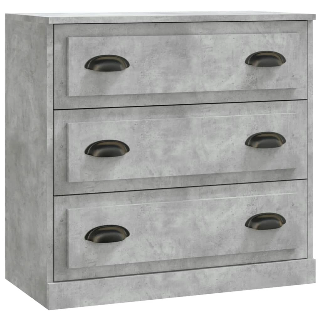 Sideboard Concrete Grey 70x35.5x67.5 cm Engineered Wood 816228