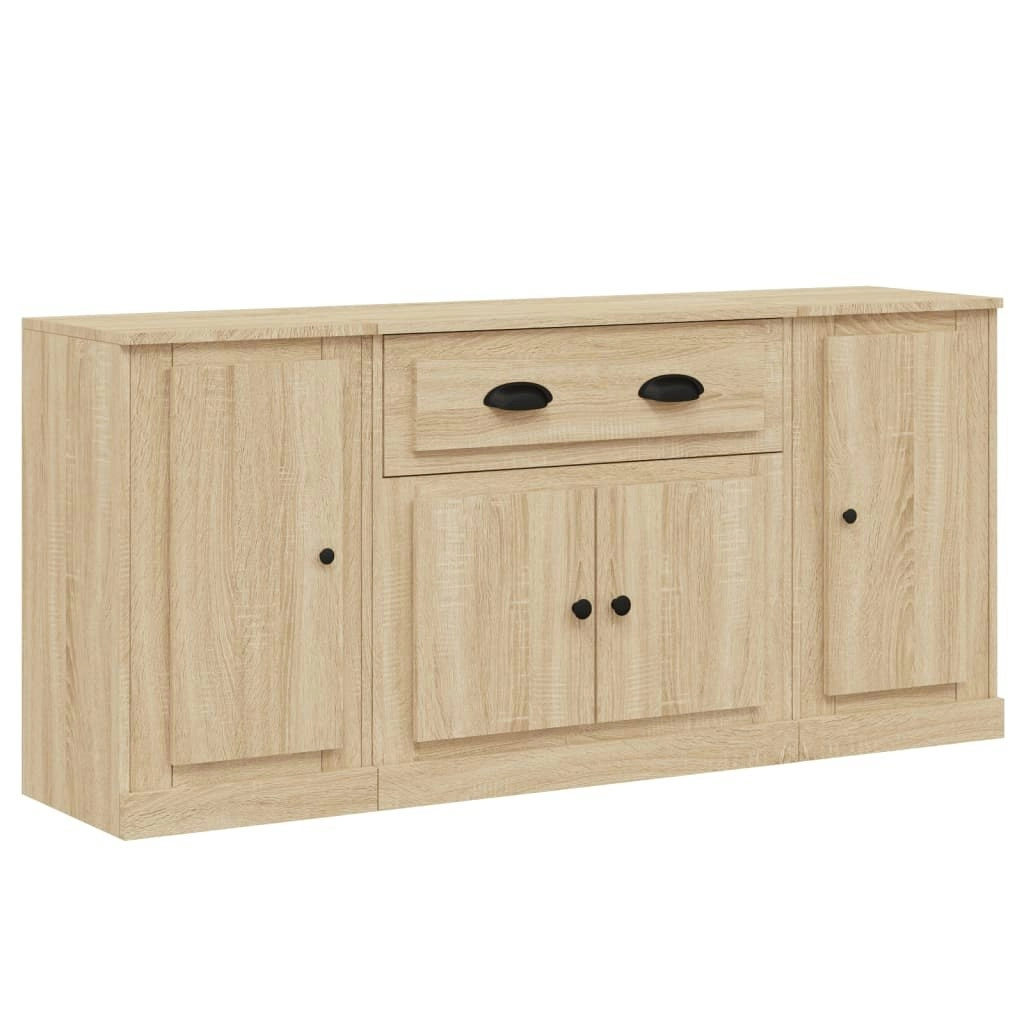 Sideboards 3 pcs Sonoma Oak Engineered Wood 3185274