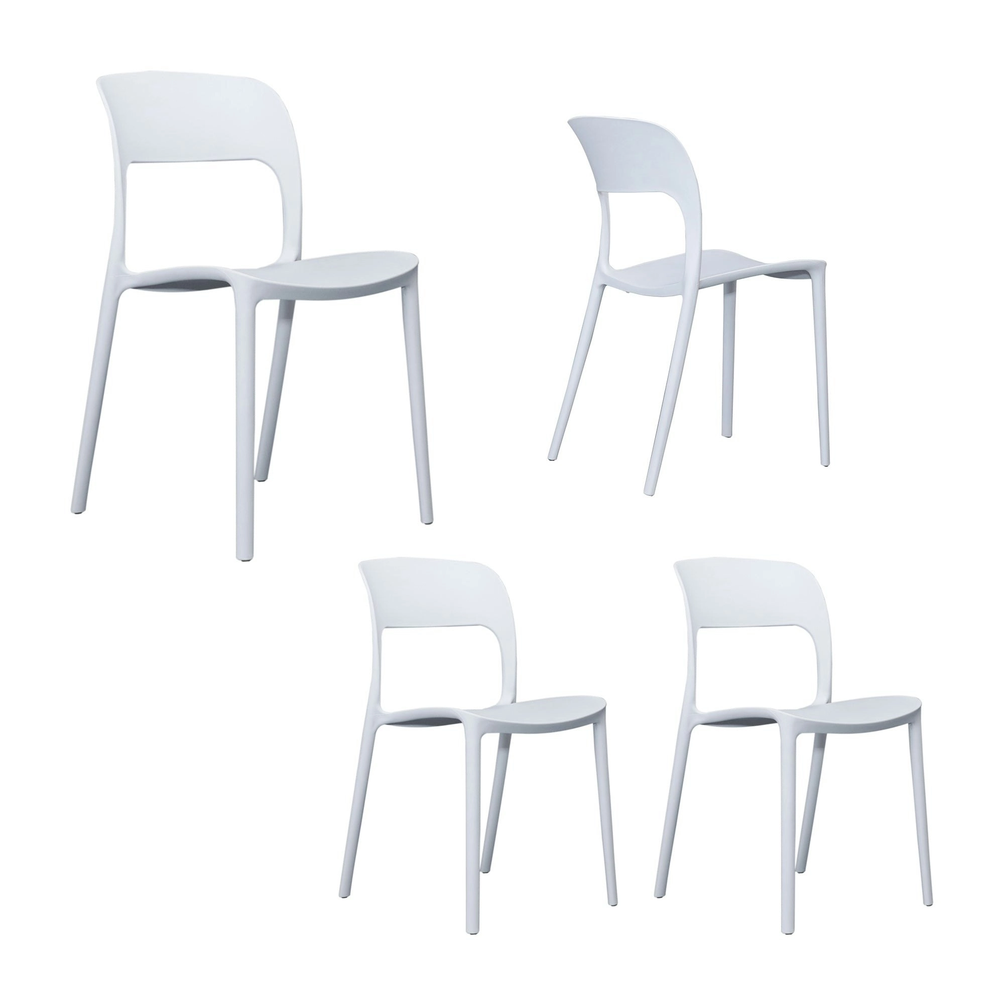 Everly Set of 4 Dining Chair White