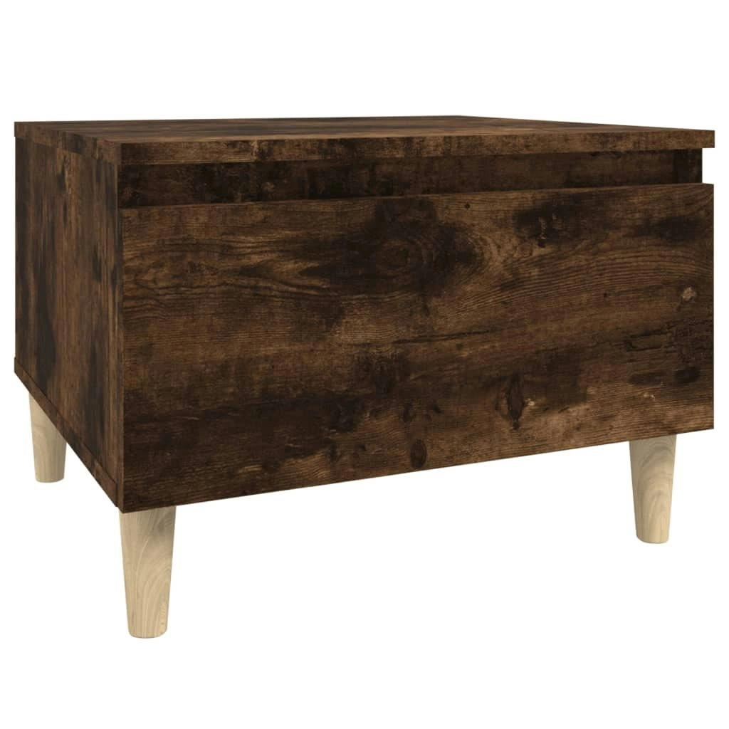 Side Table Smoked Oak 50x46x35 cm Engineered Wood 819510