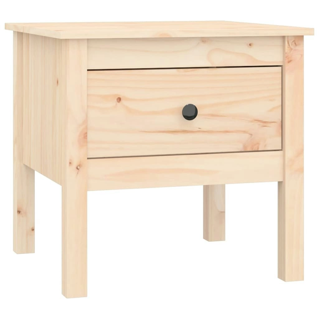 Side Table 50x50x49 cm Solid Wood Pine 813794