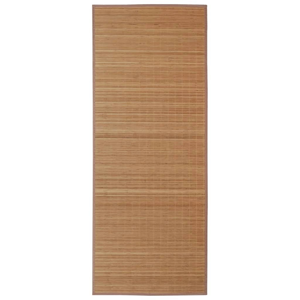 Rug Bamboo 160x230 cm Brown 245823