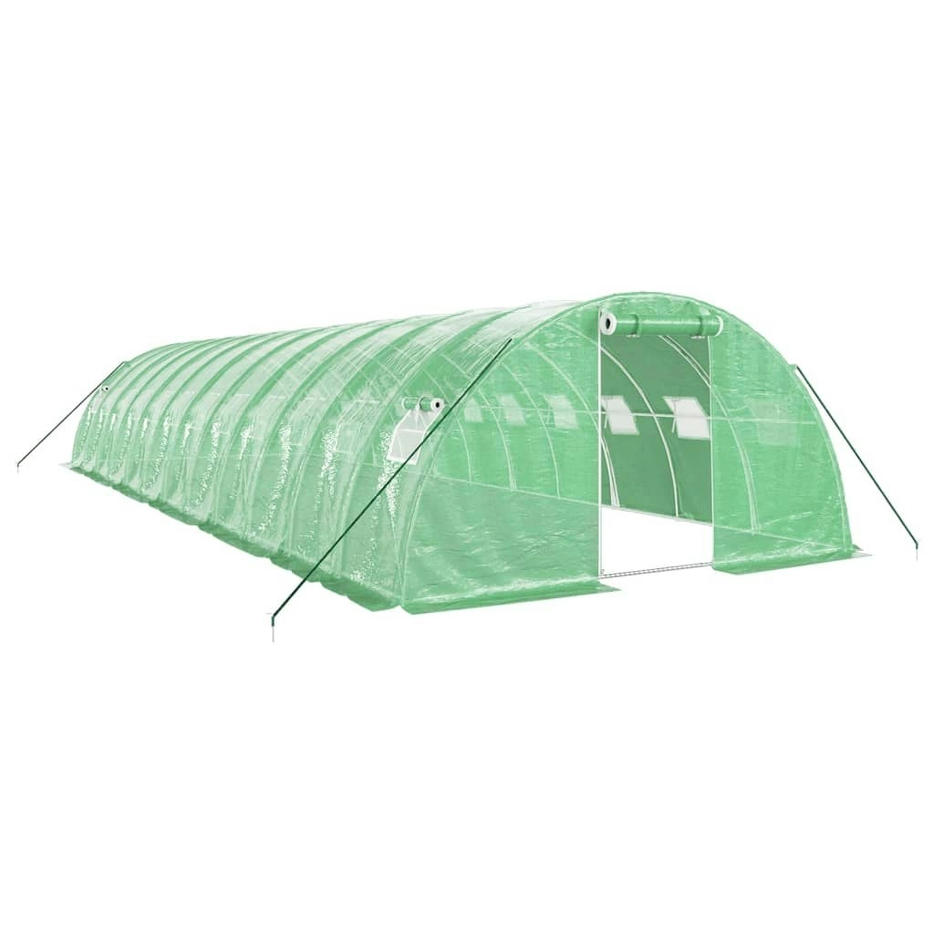 Greenhouse with Steel Frame Green 48 mÂ² 12x4x2 m 3188065