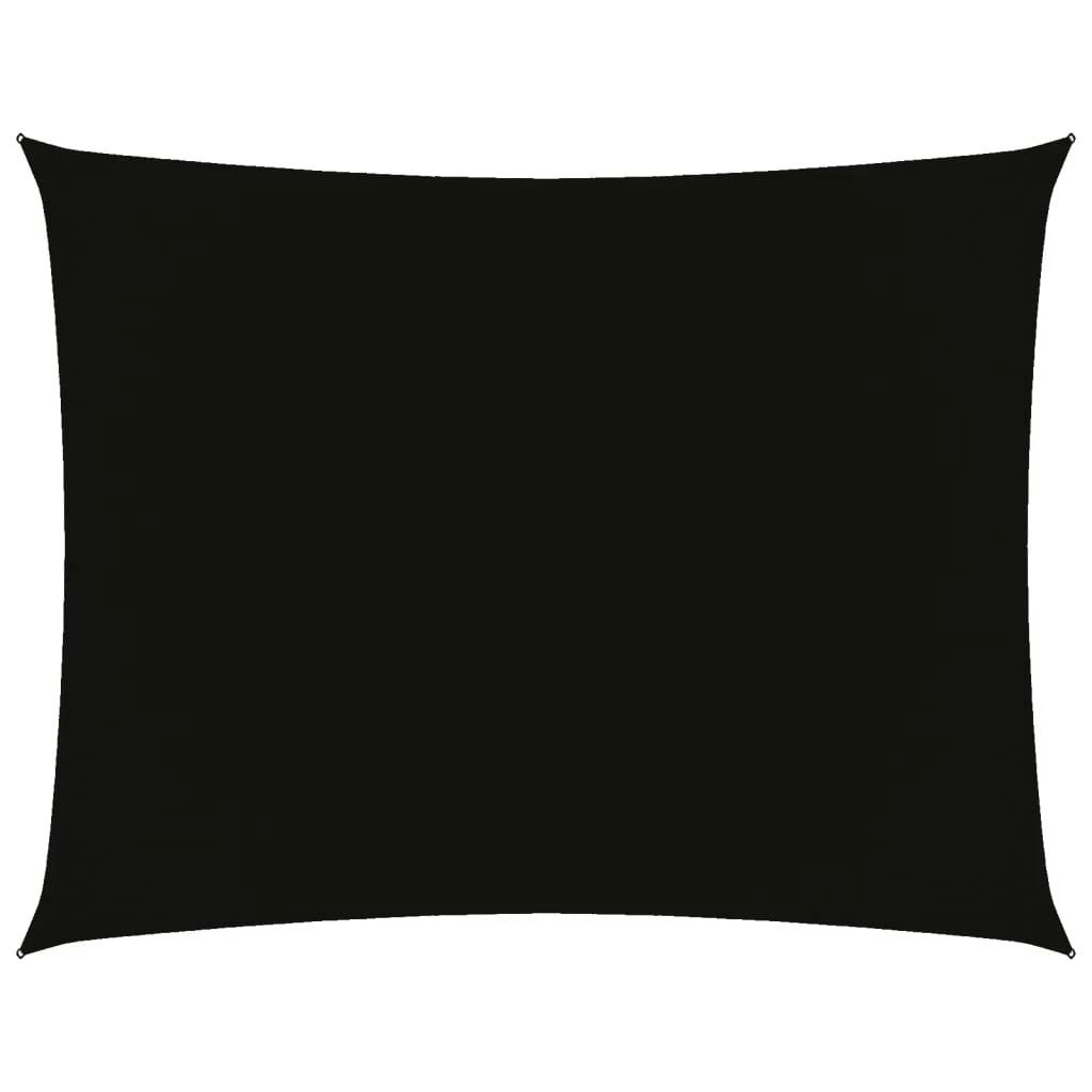 Sunshade Sail Oxford Fabric Rectangular 2.5x3.5 m Black 135756