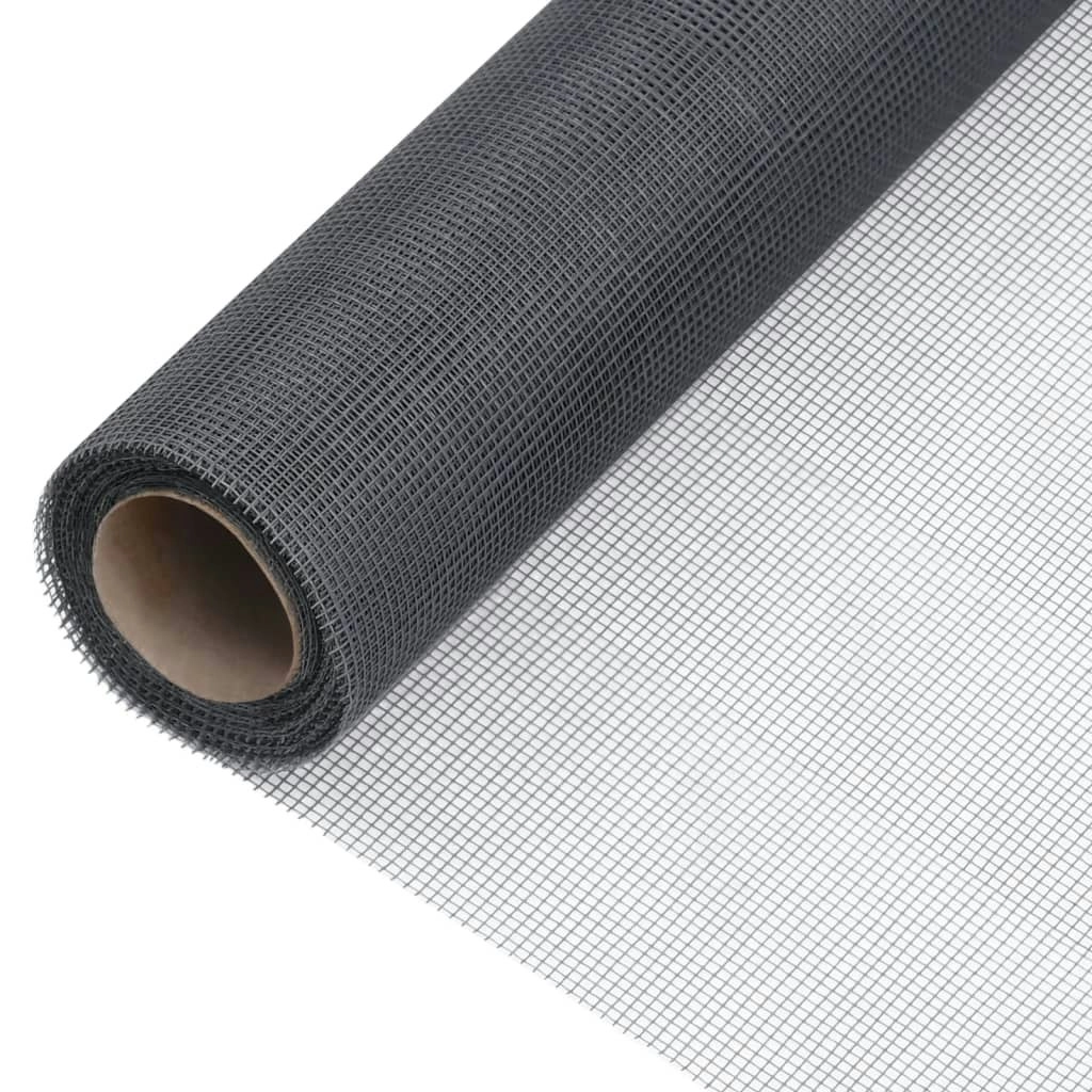 Mesh Screen Fiberglass 100x500 cm Grey 150871