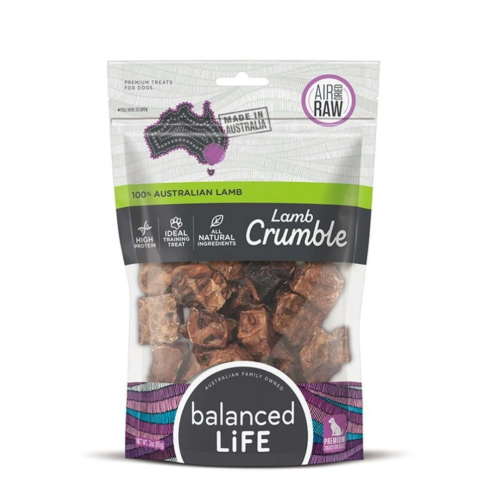 Balanced Life Lamb Crumble Dog Treats - 45g